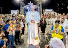 Escultura em homenagem ao Papa João Paulo II é inaugurada em Cuiabá