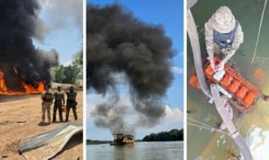 Operação Conjunta Combate Garimpo Ilegal em Terra Indígena de Mato Grosso