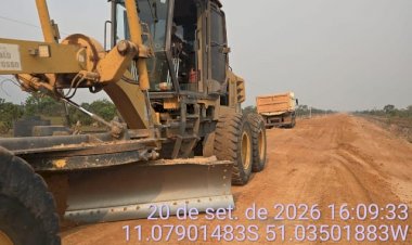 Avanço nas Obras de Infraestrutura nas Rodovias MT-100 e 412 em Luciara