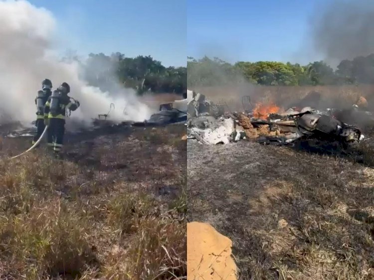 Acidente Aéreo em Água Boa: Avião de Pequeno Porte Cai e Provoca Morte de Três Pessoas