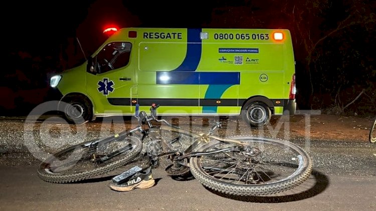 Ciclista é Fatalmente Atropelado Várias Vezes na BR-364 em Rondonópolis