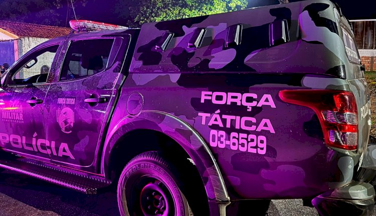 Força Tática prende homem suspeito de ameaçar esposa em Sinop