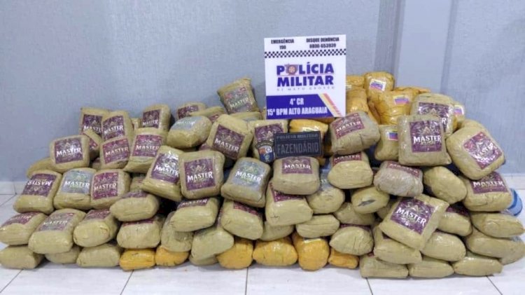 Polícia Militar de Mato Grosso Apreende 202 Quilos de Skunk em Carga de Milho