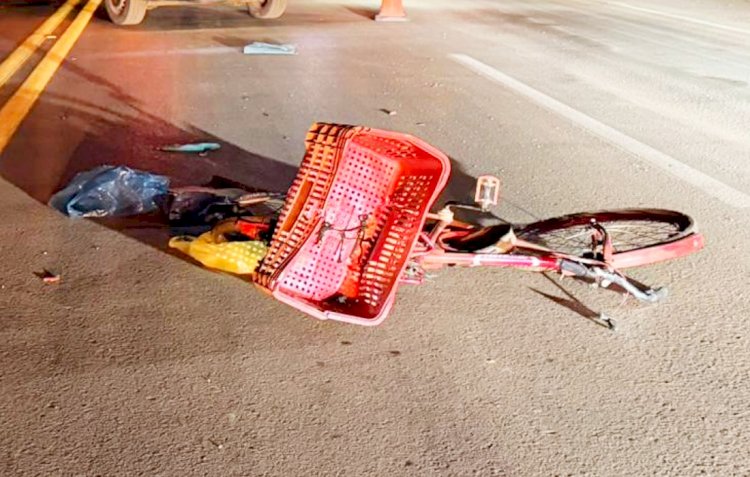 Tragédia na BR-364: Ciclista de 71 anos é atropelado e motorista foge
