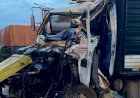 Motorista morre em colisão frontal entre caminhões em MT