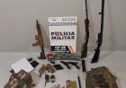PM do núcleo de Campinápolis prende suspeitos por porte e posse ilegal de arma de fogo