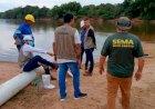 Sema acompanha coletas no Rio Araguaia para verificar qualidade da água