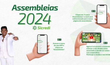 Assembleia da Sicredi Araxingu permanece disponível para participação dos associados; SAIBA COMO ACESSAR