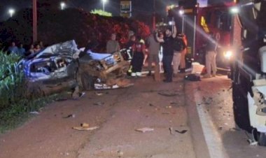 Motorista morre após colisão com carreta na rodovia BR-070