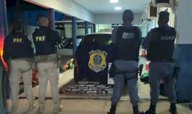 Casal é preso com mais de 20 kg de supermaconha em porta malas de carro em Canarana