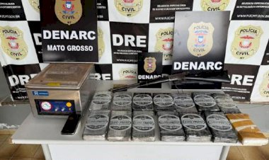 Polícia Civil apreende 14 tabletes de cloridrato de cocaína enterrados em chácara e causa prejuízo de R$ 435 mil às facções