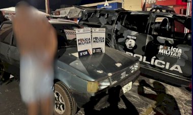 Dupla é presa em Barra do Garças com veículo furtado em Água Boa