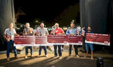 Morador de Novo São Joaquim foi o grande campeão do 18º Festival de Pesca da Cachoeira da Fumaça; vídeo