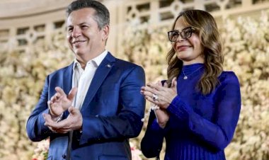 Governador Mauro Mendes e primeira-dama Virginia Mendes participam de inaugurações de obras em Barra do Garças