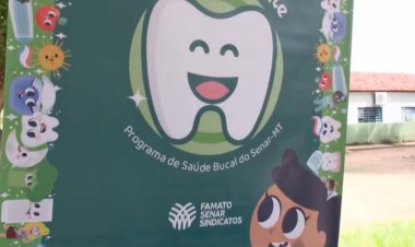 Campo Sorridente leva saúde bucal e educação para crianças do P.A. Santo Idelfonso, em Novo São Joaquim