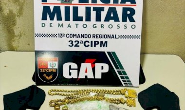 Adolescente é apreendido com 17 porções de drogas em Nova Xavantina (MT) após tentar fugir em motocicleta em alta velocidade