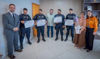 Policiais de Nova Xavantina recebem moção de aplauso por evitar feminicídio