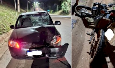Motociclista fica em estado grave após colisão frontal na BR-158 em Nova Xavantina