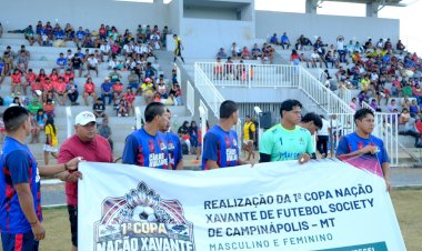 1ª Copa Nação Xavante reúne dezenas de equipes e fortalece a integração por meio do esporte em Campinápolis