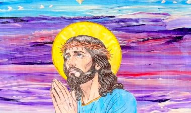 Crianças atendidas pelo CAE de Campinápolis produzem quadros de arte sacra