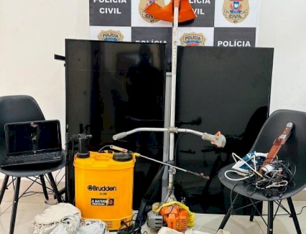 Jovem é preso por crime de receptação em Nova Xavantina; Polícia Civil deflagrou operação de combate a esses tipos de crimes