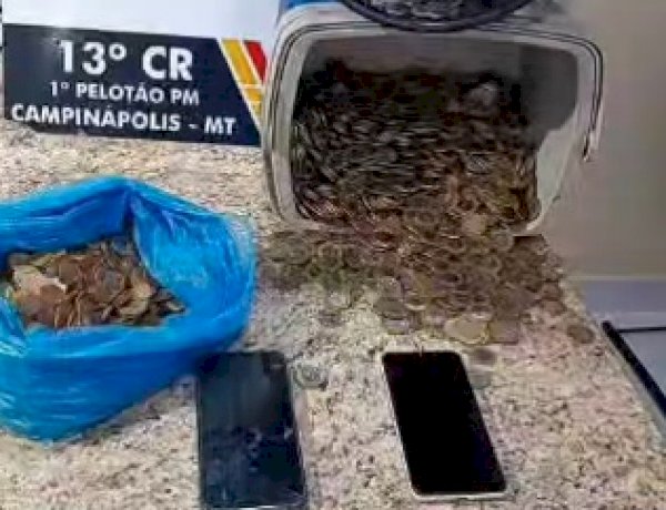 Suspeitos são presos após furto em supermercado e mais de R$ 26 mil são recuperados em Campinápolis; vídeo