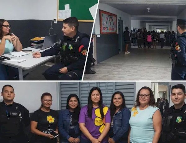 Operação Escola Segura reforça presença policial em unidade de ensino de Campinápolis