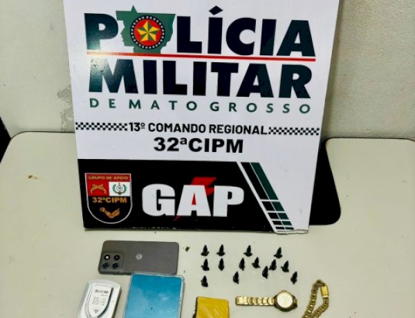 Operação Tolerância Zero desarticula ponto de tráfico e prende três em Nova Xavantina
