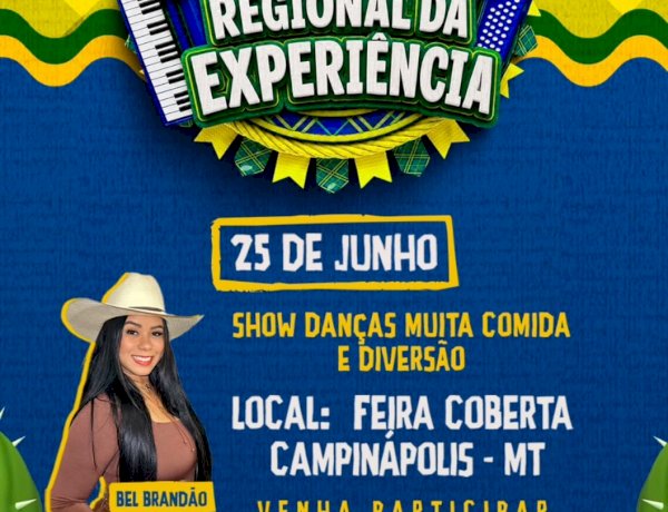 Campinápolis entra no clima junino com Arraiá e grande festa municipal em clima de Copa do Mundo
