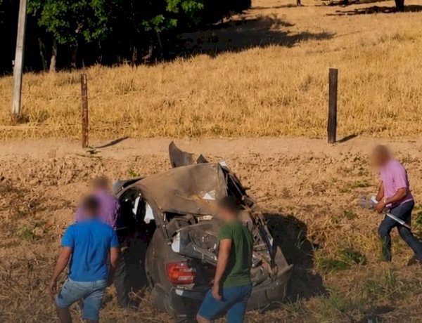 Acidente na BR-158 deixa criança e mulher feridas próximo ao distrito de Vale dos Sonhos