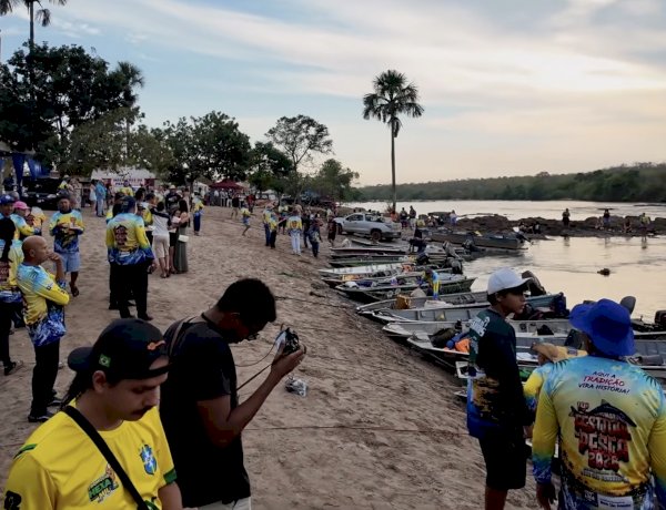 Festival de Pesca começa último dia com café da manhã para cerca de 2 mil pessoas e disputa entre 30 equipes