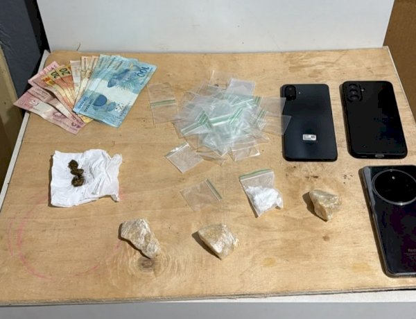 Polícia desarticula ponto de venda de drogas em quitinetes e prende suspeitos em Canarana