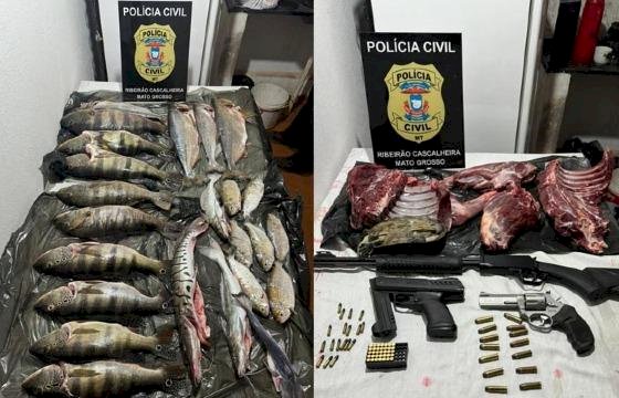 Seis pessoas são presas por crime ambiental em Ribeirão Cascalheira