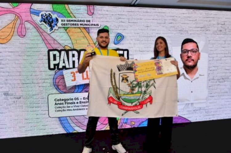 Professores de Campinápolis vencem prêmio nacional de Educação