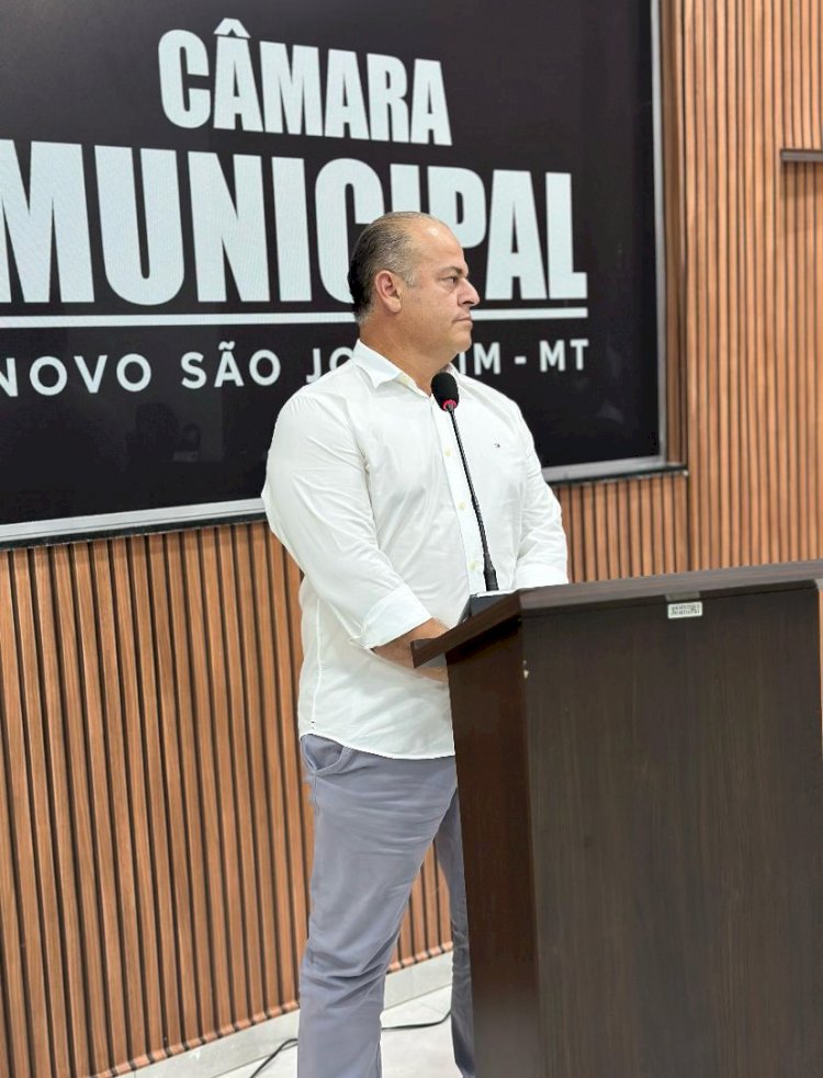 Câmara realiza posse do vice-prefeito para exercer a função de prefeito em exercício em Novo São Joaquim
