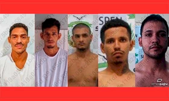 Cinco presos escalam muro com corda artesanal e fogem da Penitenciária em Água Boa