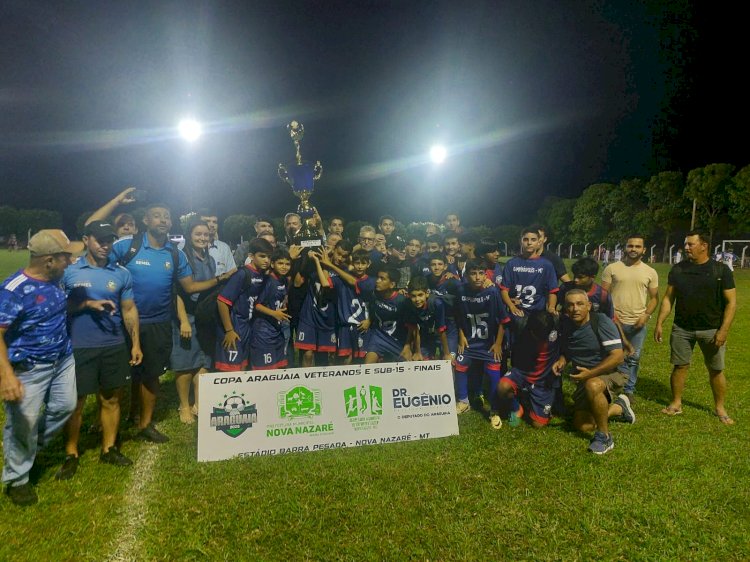 Seleção sub-15 de Campinápolis é campeão da Copa Araguaia