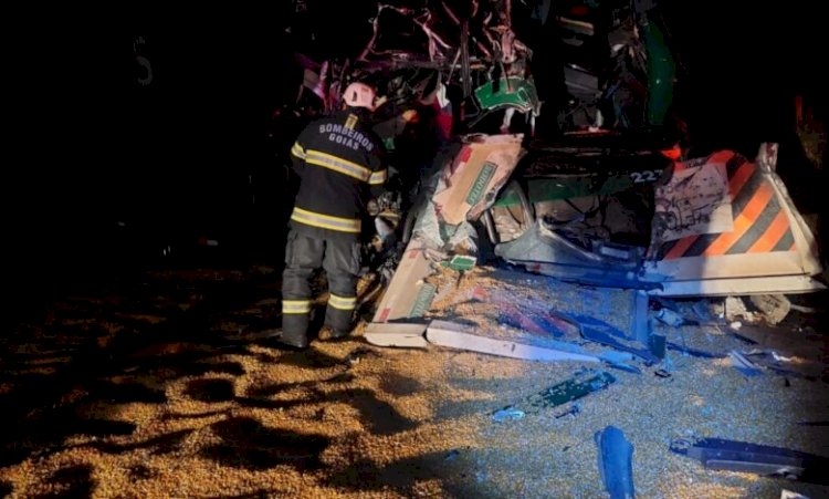 Acidente envolvendo ônibus e carreta deixa 30 feridos em Goiás