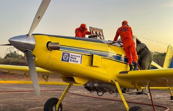 Barra do Garças terá reforço de duas aeronaves no combate ao incêndio no Parque Serra Azul