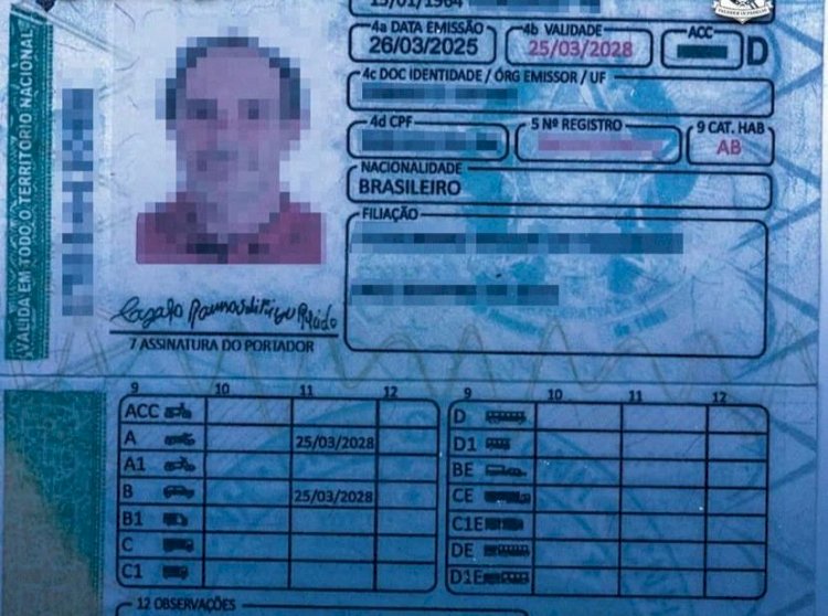 PM prende homem usando CNH falsa na zona rural de Novo São Joaquim