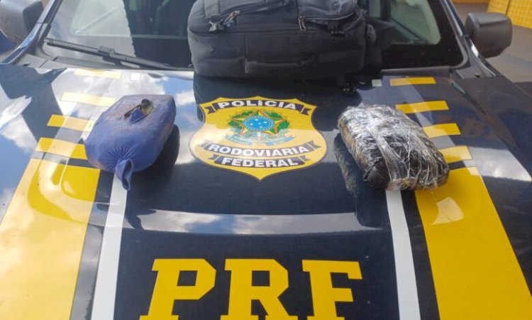 Mulher é presa com 2,7 kg de cloridrato de cocaína em ônibus na BR-070, em Barra do Garças