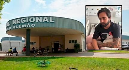 Empresário acusa negligência médica e vai processar hospital em Água Boa (MT)