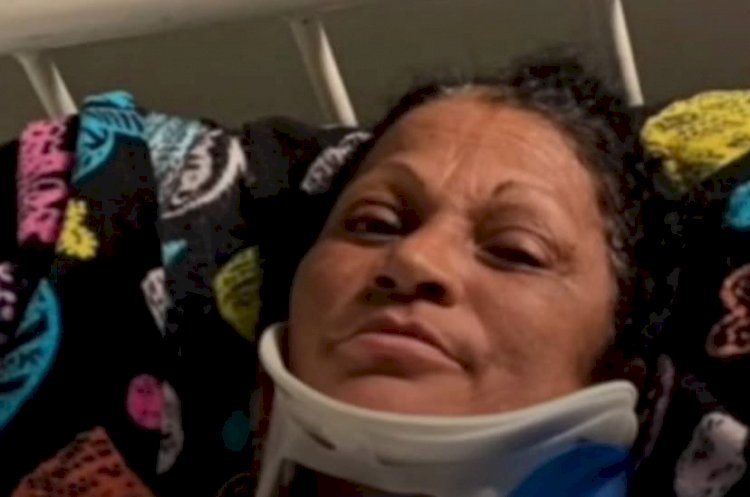 Mulher agredida durante assunto em porta de casa pede ajuda para identificar suspeito em Novo São Joaquim