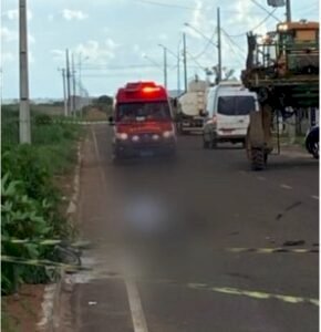 Adolescente morre em acidente envolvendo pulverizador e bicicleta elétrica em Água Boa