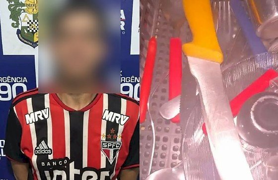 Homem é preso após esfaquear ex e enteada em festa de aniversário em Barra do Garças