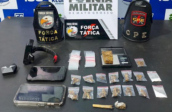 Operação contra facções resulta em prisão de foragido e apreensão de drogas em Barra do Garças