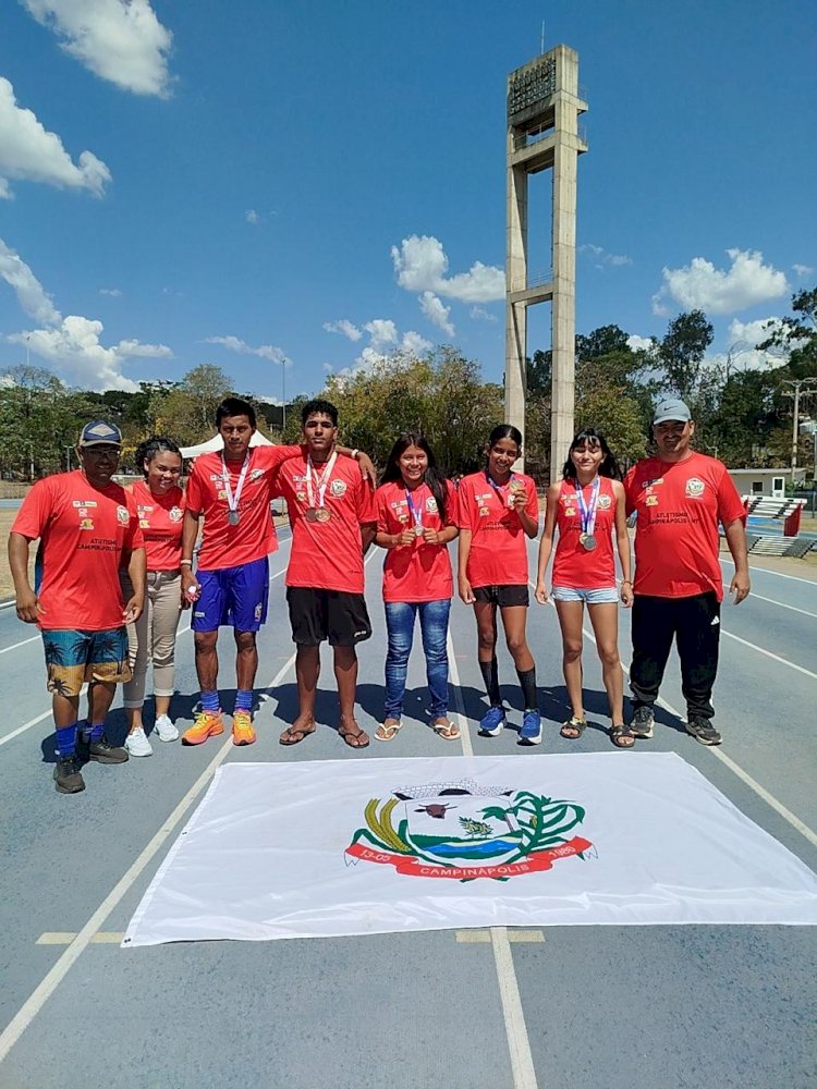Campinápolis conquista sete medalhas no Campeonato Estadual de Atletismo em Cuiabá