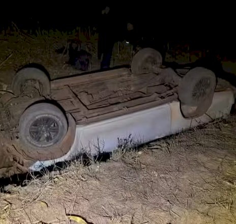 Trabalhador morre após caminhonete capotar em estrada rural de MT